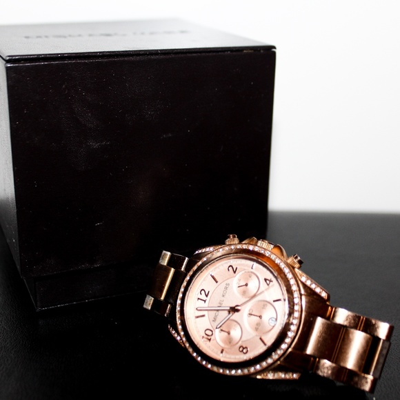 Michael Kors Women\'s Blair Rose Gold-Tone Watch